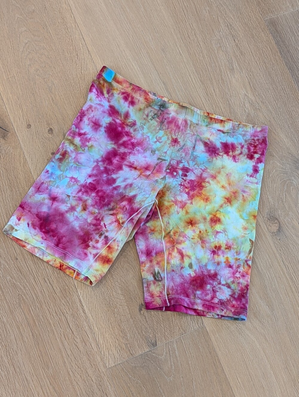 New Tiedye Biker Shorts